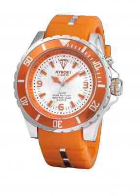 Оранжевые часы Kyboe Silver series KY.SP002