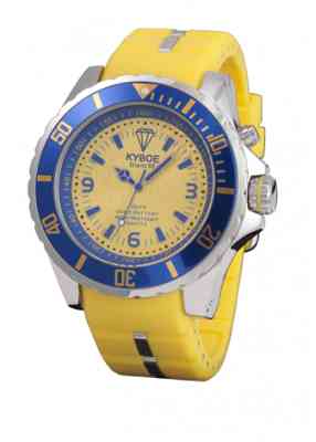 Желтые часы Kyboe Marine series MS.001
