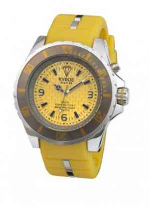 Желтые наручные часы Kyboe Marine series MS.006