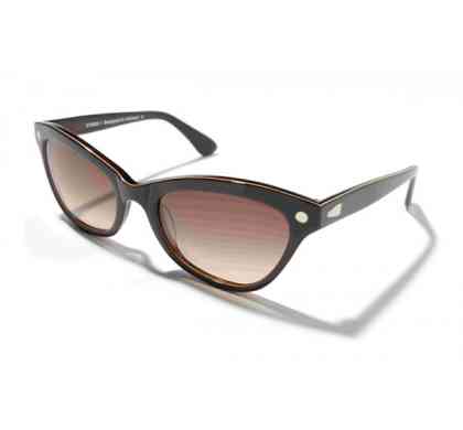 Солнцезащитные очки  KYBOE papillon темного цвета