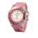 Нежно-розовые часы Kyboe с белым циферблатом
